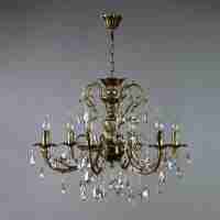 Подвесная люстра Ambiente Alicante 8888/6 PB Tear drop