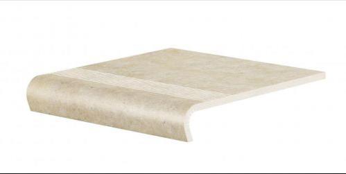 Плитка клинкерная ступень с капиносом Cerrad Loft Brick Cottage Salt 0651 30х32
