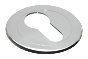 Накладка дверная с круглым основанием под цилиндр Morelli Luxury Diamond LUX-KH CRO