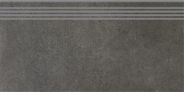 Керамогранит Kerama Marazzi Sg211600R\Gr Дайсен Антрацит Обрезной ступень 30х60