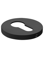 Накладка на замок Morelli MH-KH-R6 BL на круглой розетке 6 мм, цвет черный