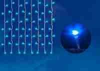 Светодиодная гирлянда Uniel занавес 220V синий ULD-C2030-240/DTA BLUE IP20 07942