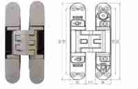 Петля дверная скрытой установки Krona Koblenz Kubica 5080 DXSX 80кг. мат.никель