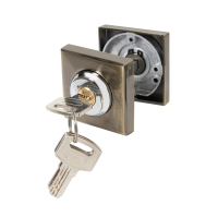 Завертка сантехническая Ajax (Аякс) с фиксацией ключом BK6.FIX.JK AB-7 бронза