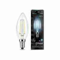 Лампа светодиодная Gauss E14 5W 4100K прозрачная 103801205