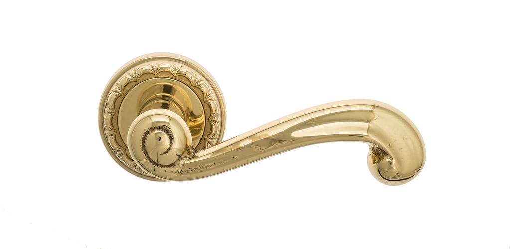 Ручка дверная межкомнатная Venezia Carnevale D2 полированная латунь