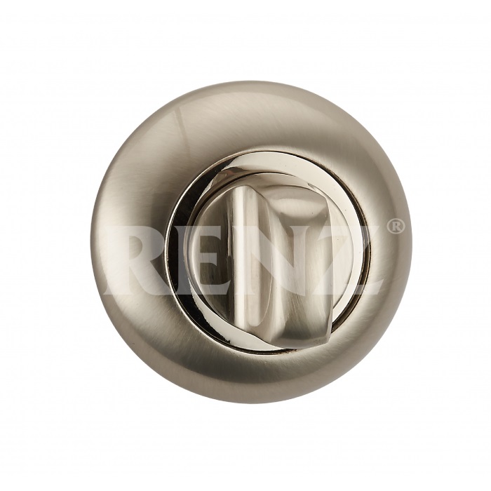 Завертка к ручкам RENZ INBK 08 SN/NP BIG, ник.мат./ник.бл.