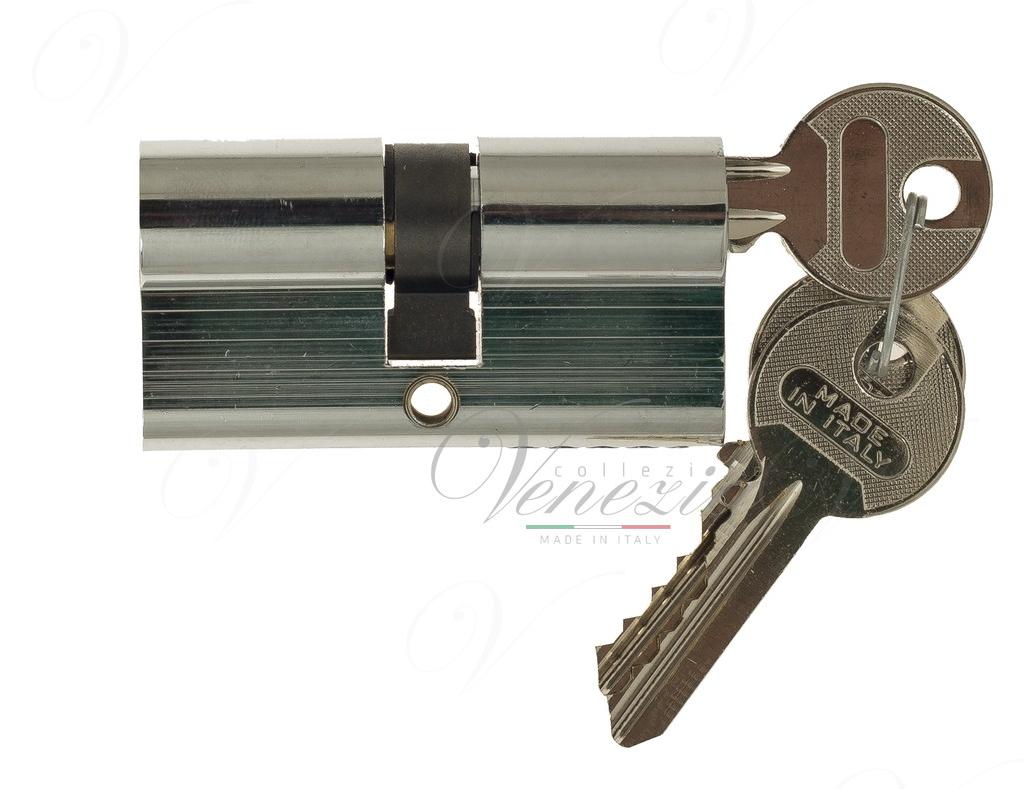 Цилиндр для замка Venezia 30/10/30 пол.хром ключ/ключ