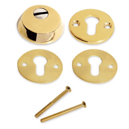 Броненакладка на цилиндр Apecs Basic-G (screw 70) золото