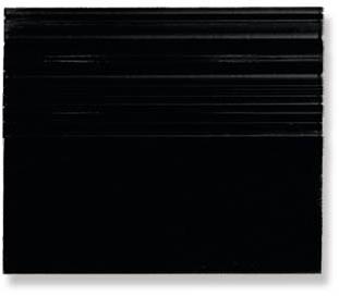 Плитка керамическая Tonalite Diamante Batt Nero цоколь 12х15