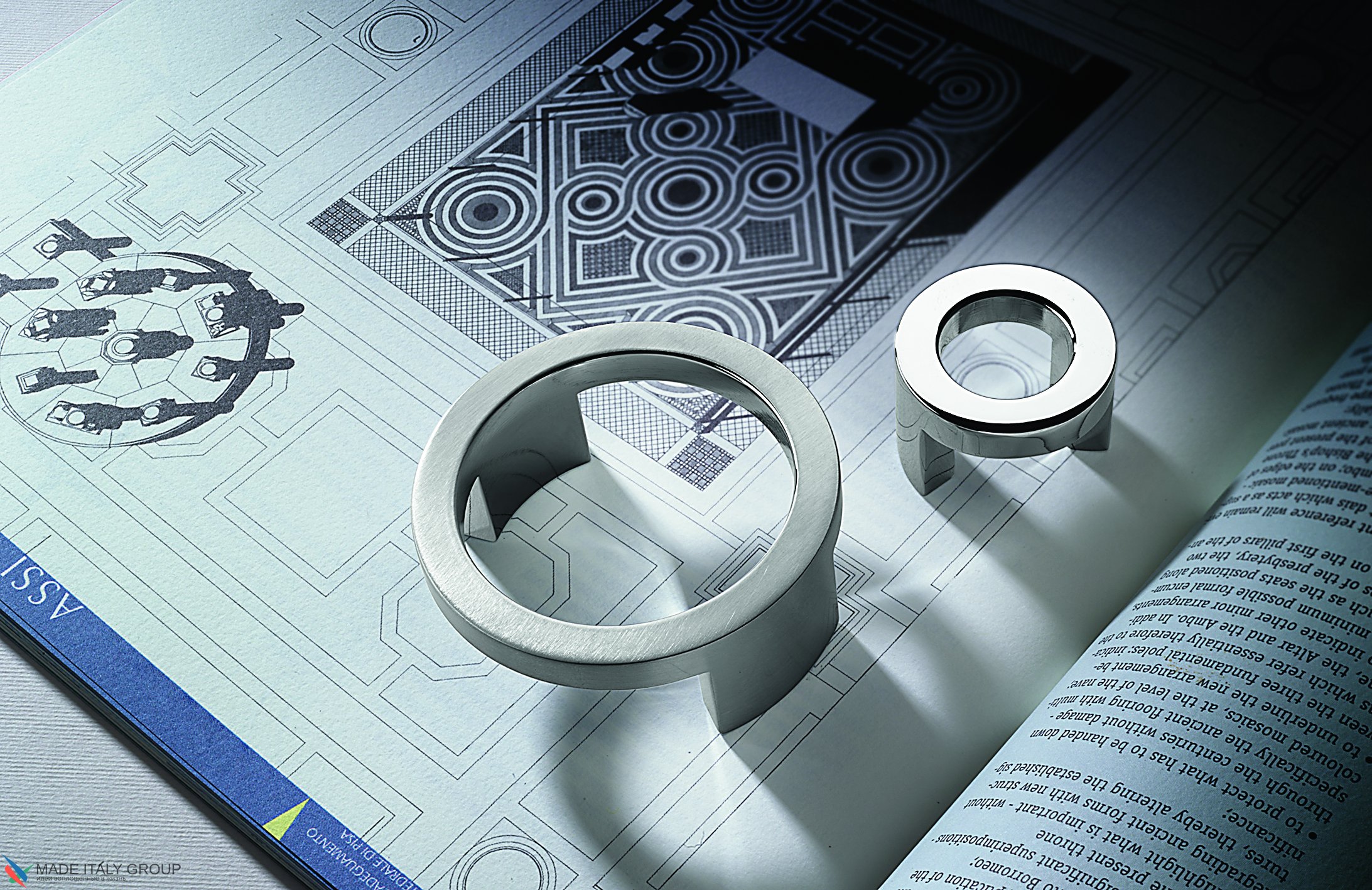 Ручка кнопка модерн COLOMBO DESIGN F517/1-CM матовый хром