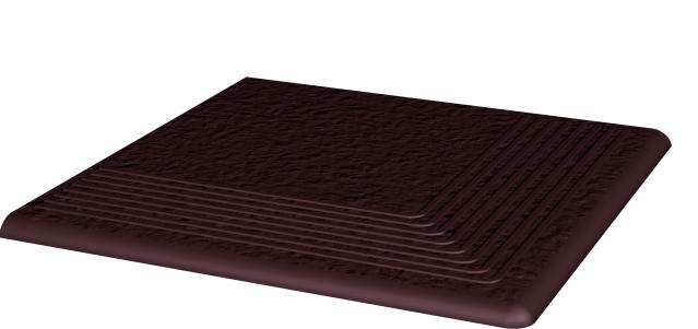 Клинкерная ступень угловая Paradyz Natural Brown Duro 30х30