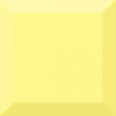Плитка керамическая Absolut keramika Aroma Fosker Biselado Brillo Amarillo настенная 10х10