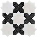 Мозаика Skalini Pantheon PNT (White-BLACK) Irregular х10 9,2х18,4