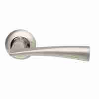 Ручка дверная межкомнатная Armadillo R.LD54.Columba (Columba LD80) SN/CP-3 матовый никель/хром