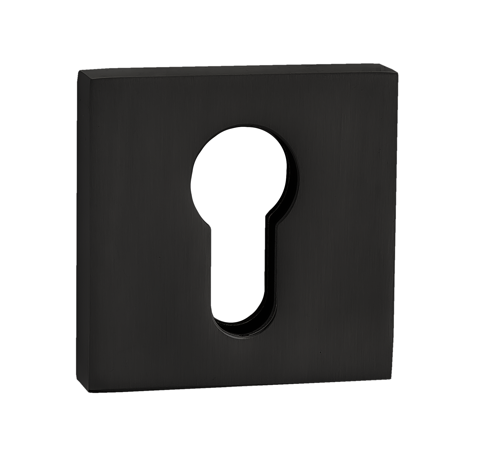 Накладка квадратная на цилиндр RENZ INET 03 B черный