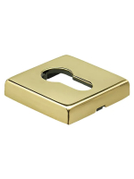 Накладка на евроцилиндр Morelli Luxury LUX-KH-S5 OTL квадратная, цвет золото