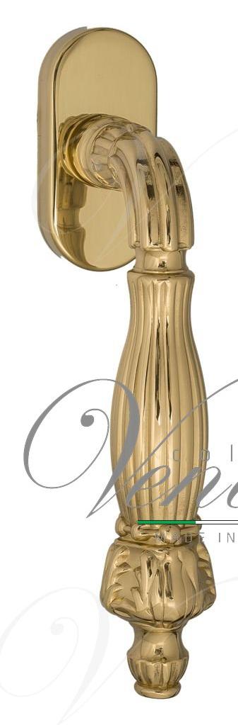 Ручка оконная Venezia Olimpo FW полированная латунь