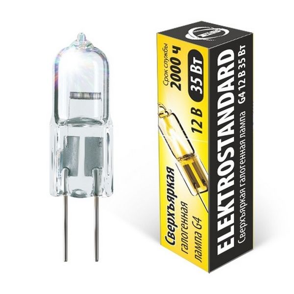 Лампочка галогеновая Elektrostandard G4 12V35W Super Light сверхъяркая