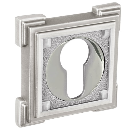 Накладка на цилиндр RENZ INET 19 SN/NP ник.мат/ник.бл