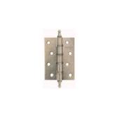 Петля дверная универсальная стальная Adden Bau 100X70X2.5 4W Aged Silver состаренное серебро