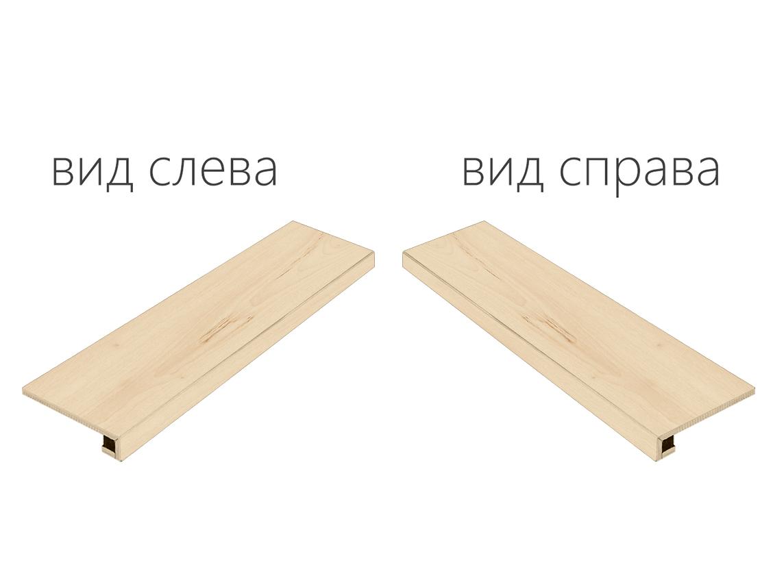 Ступень угловая левая Italon Element Acero Scalino Angolare Sinistro 620070000779 120х33