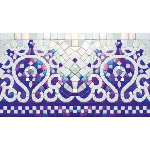 Мозаика Alma Бордюры художественные BC350* произв. чип 24х42,7