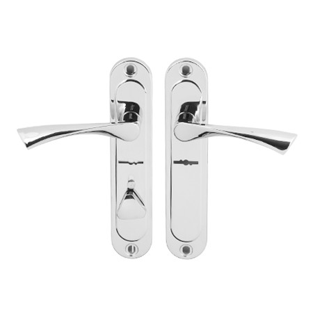 Ручка дверная на планке Avers HP-42.0123-S-C-CR-R Правый хром