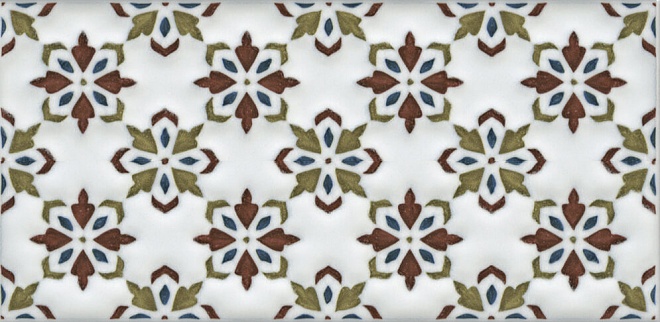 Декор Kerama Marazzi Клемансо орнамент STG\B619\16000 7,4х15