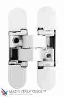 Kubica K1060 DXSX, KOMBI HYBRID BI петля скрытая универсальная БЕЛЫЙ (60 kg)