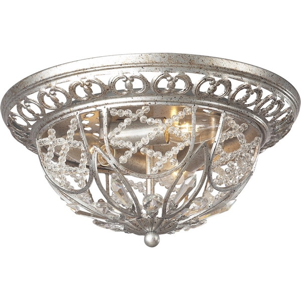 Светильник потолочный круглый N-Light 634-03-03 sunset silver