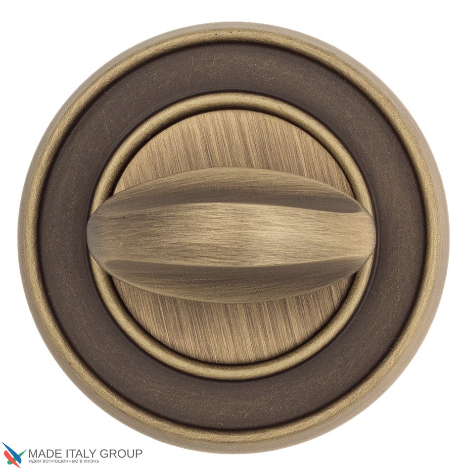 Фиксатор поворотный Venezia WC-2 D6 матовая бронза