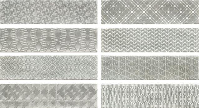 Плитка керамическая Cifre Decor Opal Grey настенная 7,5х30