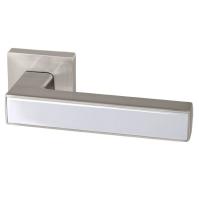 Комплект на 2 двери - Ручка дверная межкомнатная Armadillo Urban Screen USQ8 SN/CP-3 матовый никель/хром