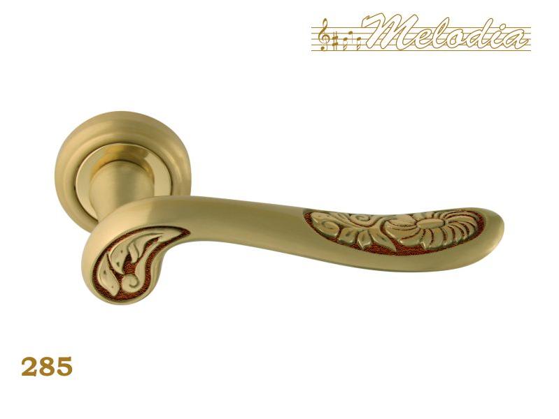 Ручка дверная межкомнатная Melodia 50V Daysy 285V Французское золото
