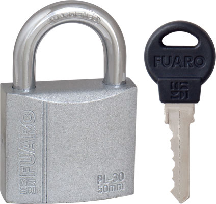 Замок навесной Fuaro PL-3050 (50 мм) 3 англ. кл.