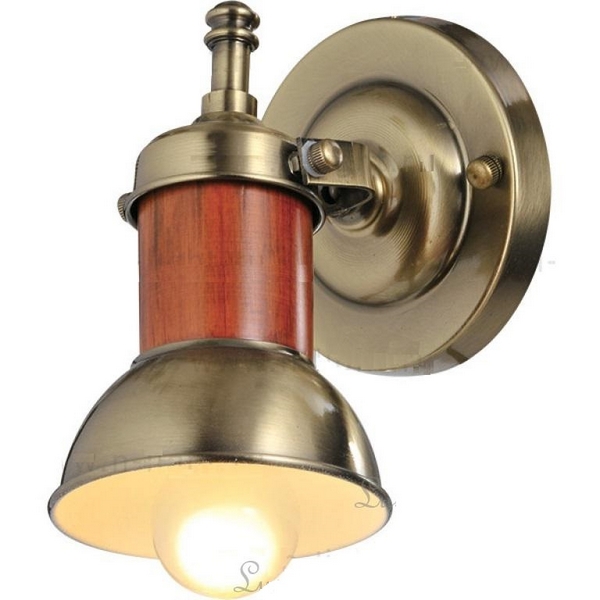 Спот N-Light 821 821-01-01 красное дерево+бронза