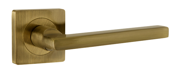 Ручки дверные межкомнатные AJAX POLO JK ABG-6 зелёная бронза