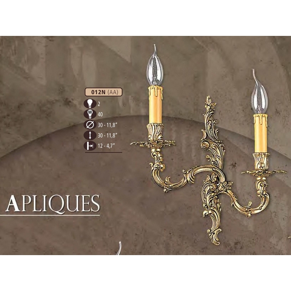 Бра Riperlamp 012N/2 AA