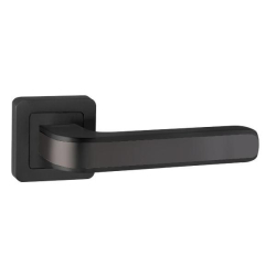 Ручка дверная межкомнатная Punto K.QR52.NOVA (NOVA QR) BL/GR-24 черный/графит