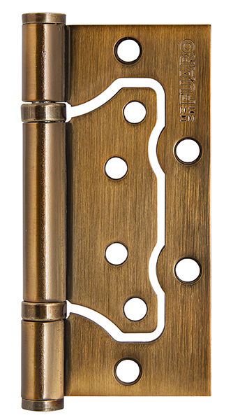 Петля универсальная без врезки Fuaro 500-2BB/BL 100x2,5 CFB кофе глянец