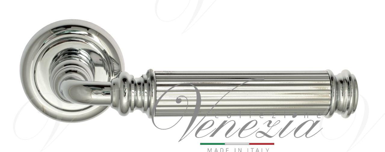 Ручка дверная межкомнатная Venezia Mosca D1 полированный хром