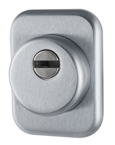 Броненакладка на ЦМ квадрат от вырывания Armadillo 25мм ET/ATC-Protector 1-25(SQ) SC-14 матовый хром