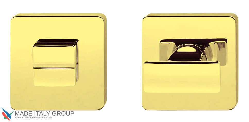 Фиксатор поворотный на квадратном основании COLOMBO BT19BZG6-OL полированная латунь