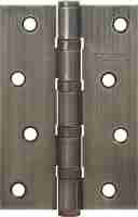 Комплект 2 шт. - Петля дверная универсальная стальная Punto 4B 100х70х2.5 AB бронза