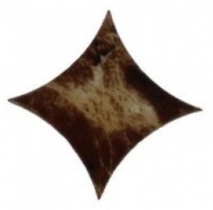 Плитка керамическая Infinity Ceramic Tiles Villa Ritz Emperador Octagonal Taco Marron вставка 6,4х6,