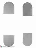 Колпачки для петель К6300, цвет МАТОВЫЙ НИКЕЛЬ (4 шт.)