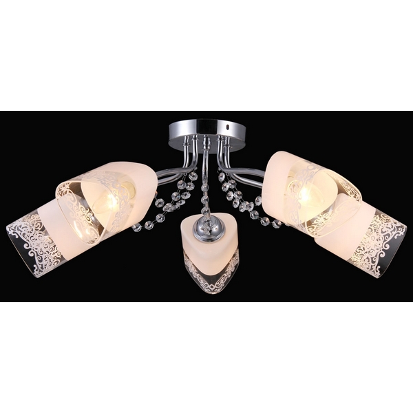 Люстра потолочная Natali Kovaltseva 75019-5C CHROME