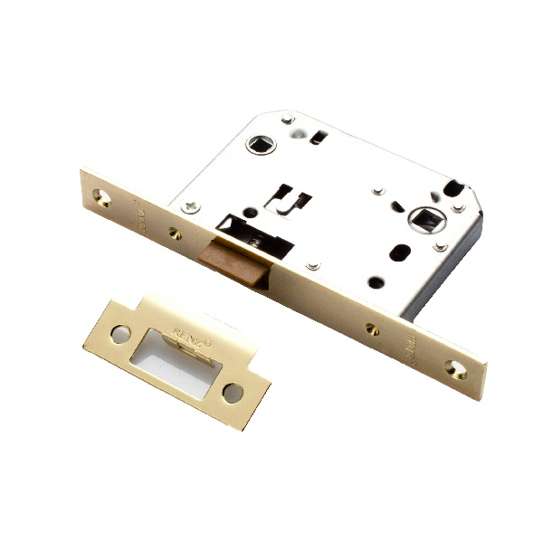 Замок дверной межкомнатный сантехнический RENZ INLB 2070 plastic B пласт. яз. лат.бл.