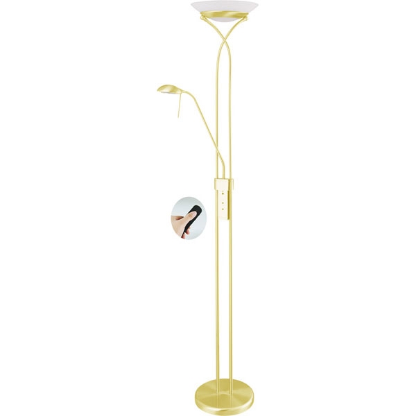 Торшер N-Light F4399 F4399S CTR BM satin brass